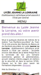 Mobile Screenshot of jeannelalorraine93.fr