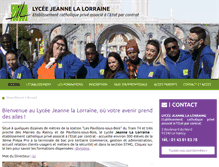Tablet Screenshot of jeannelalorraine93.fr